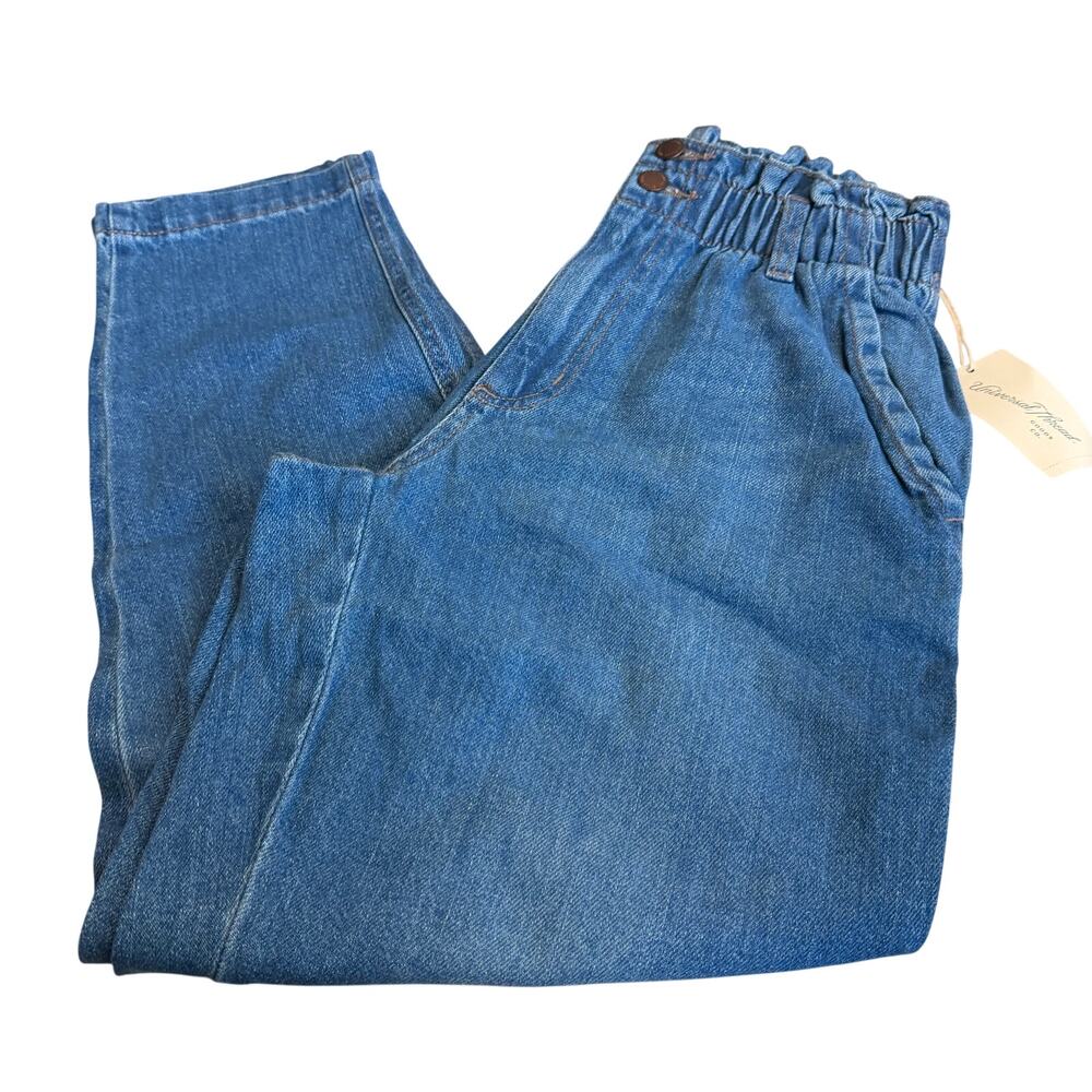 Universal Thread Women's High-Rise Paperbag Tapered Jeans - Size 2 - NWT - Picture 9 of 10